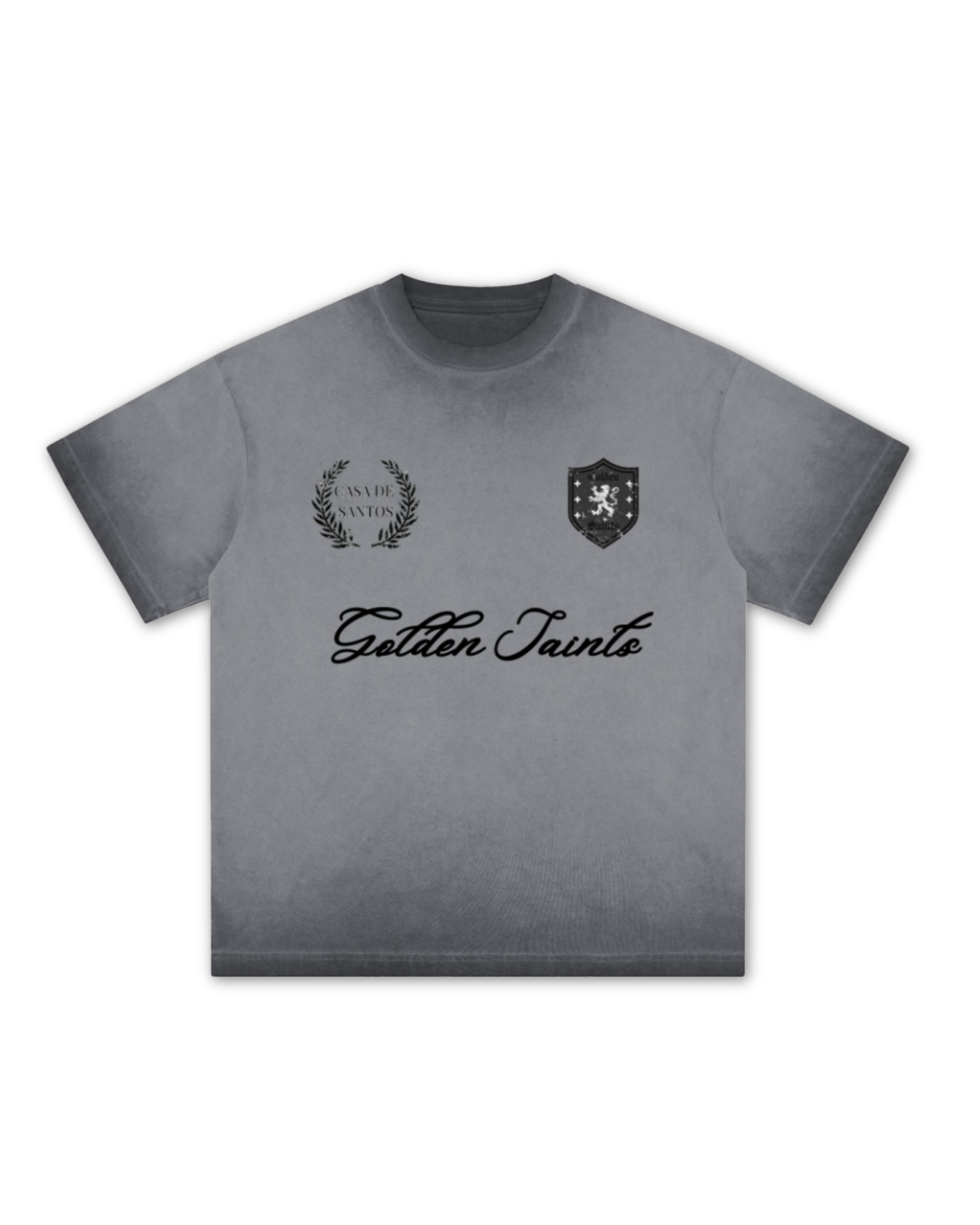 DARK GRAY FADED TEE